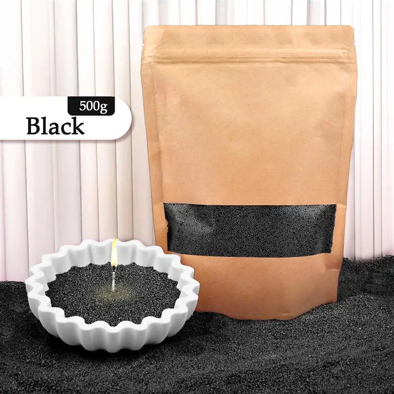 Granular Pearl Candle Wax – Clean, Colored, Reusable