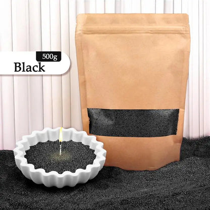 Granular Pearl Candle Wax – Clean, Colored, Reusable